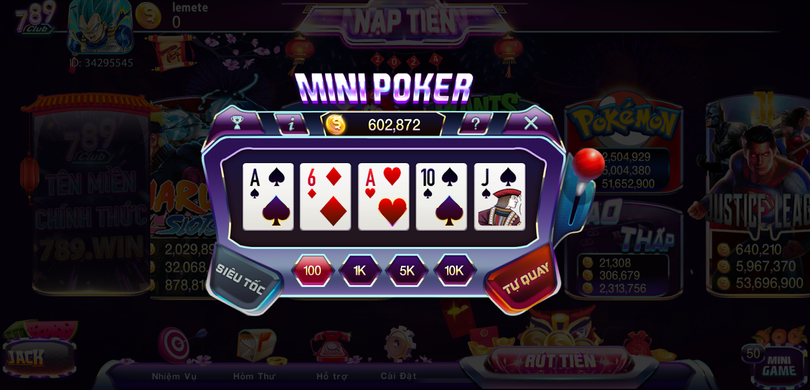 Hãy cùng nhau tìm hiểu về luật chơi game mini poker 789 club