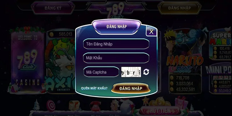 Đăng nhập 789 Club để trải nghiệm kho game đổi thưởng