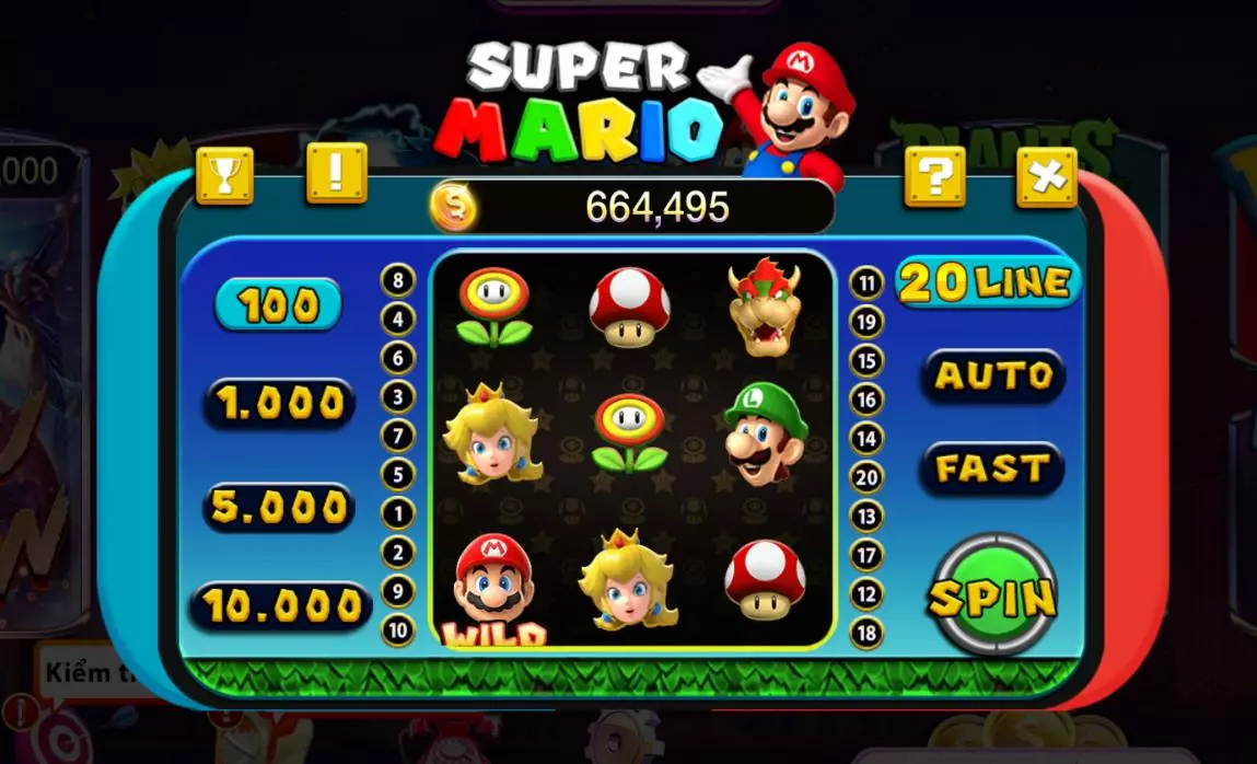 Giới thiệu về cách để chơi mini game Super Mario tải 789 club